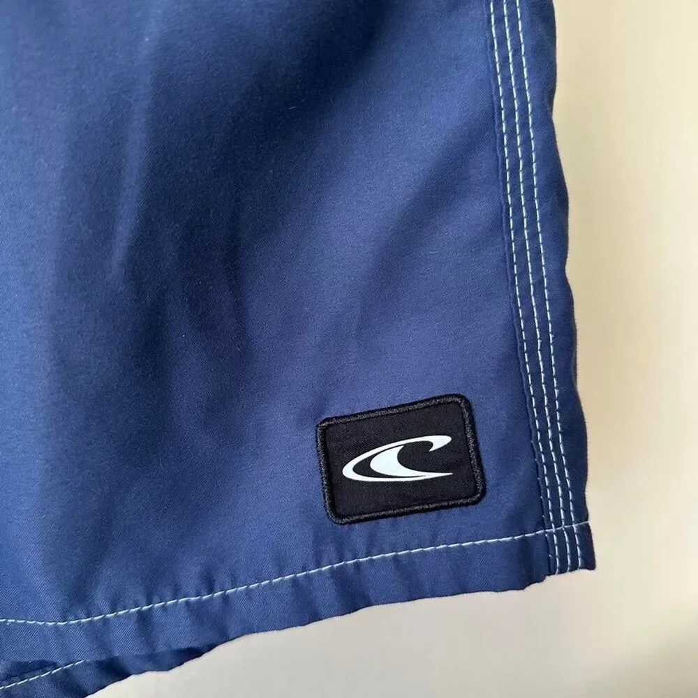 O-neill Men's Navy and Blue Swim-briefs-shorts